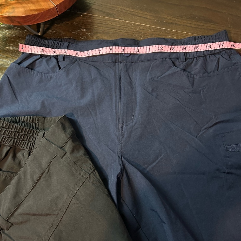 Men's Golf/Active shorts. 2 pair Black and Blue. XL - Picture 5 of 8
